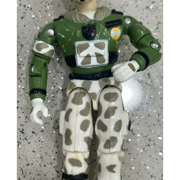 VTG Lanard Cybor Trooper Action Figure Hasbro 1990  Face 3.75" Tall - Picture 4 of 4